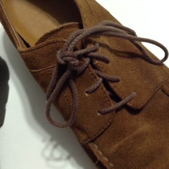 Polo Ralph Lauren Shoes Mens 11.5D Brown Suede Leather Tread Lace Up Dress main image 7